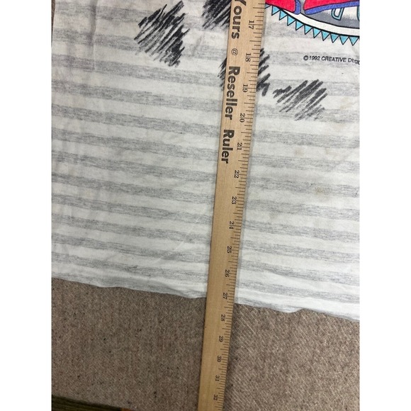 Vintage Nascar Racing Shirt Mens Large Gray 1990s Cars Bristol - Picture 9 of 10